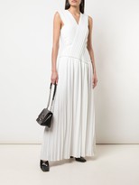 Thumbnail for your product : 3.1 Phillip Lim Knife pleated crossover dress