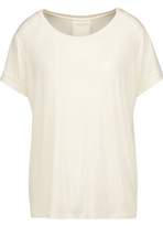 Thumbnail for your product : Majestic Filatures Filatures Pleated Stretch-Jersey T-Shirt