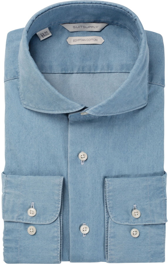 suitsupply denim shirt