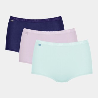 Sloggi Pack of 3 Basic+ Cotton Maxi Knickers, Limited Edition