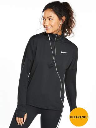 Nike Running Essential Shine Graphic 1/4 Zip Top