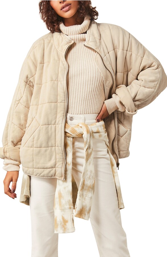 Free People We the Free Dolman Sleeve Quilted Jacket ShopStyle