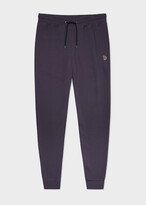 Thumbnail for your product : Paul Smith Men's Dark Purple Zebra Logo Cotton Sweatpants