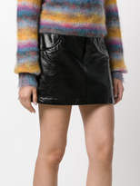 Thumbnail for your product : Chloé patent pelmet skirt