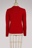 Thumbnail for your product : Miu Miu Clock Embellished Wool Sweater