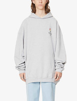 Thumbnail for your product : Balenciaga Logo-print cotton-jersey hoody