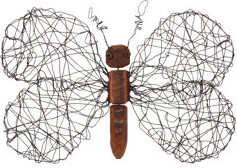 Phillips Collection Wire Wing Butterfly Wall Décor