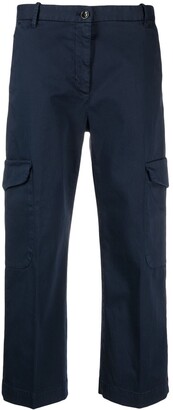 Nine In The Morning Cropped Cargo Trousers