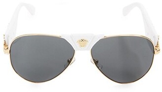 Versace 62mm Aviator Sunglasses