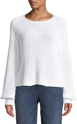 Eileen Fisher Petite Organic Cotton Round-Neck Sweater
