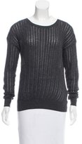 Thumbnail for your product : Band Of Outsiders Wool Open Knit Sweater