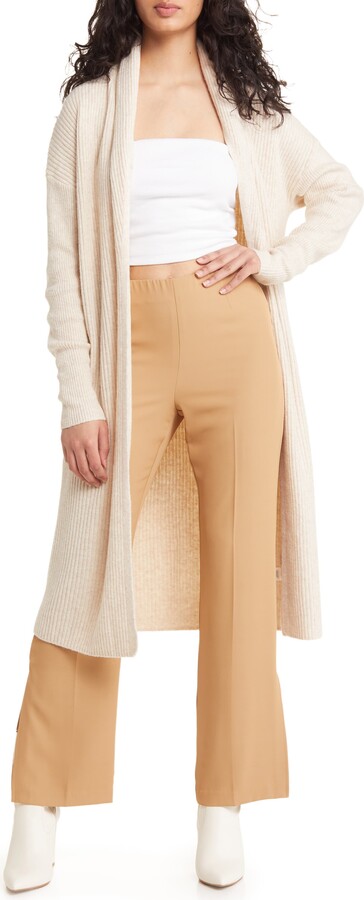 longline shawl cardigan