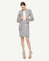 Thumbnail for your product : Ann Taylor Grid Fringe Tweed Pencil Skirt
