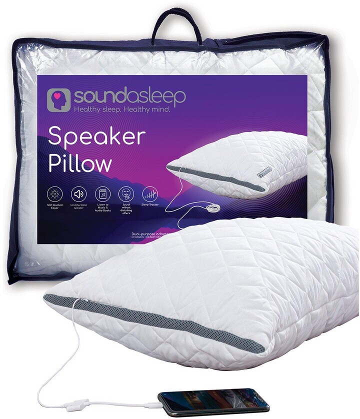Soundasleep Speaker Pillow White ShopStyle