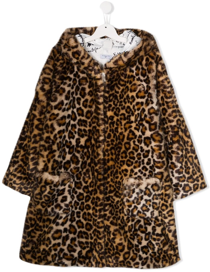 childrens leopard print coat