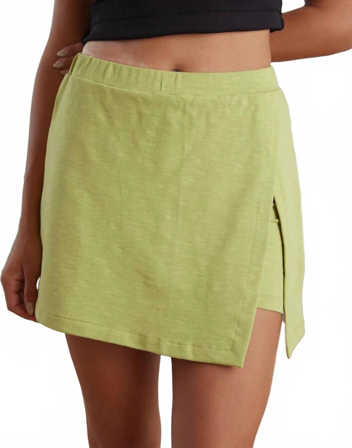 Known Supply Westbrook Skort In Matcha