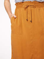 Thumbnail for your product : Tu clothing Online Exclusive Camel Tencel Skirt