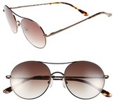 Thumbnail for your product : Elie Tahari 54mm Round Metal Aviator Sunglasses