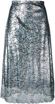 Christopher Kane - lace foil midi skirt