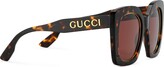 Thumbnail for your product : Gucci Oversize square-frame sunglasses