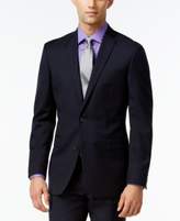 Thumbnail for your product : Bar III Navy Tonal Check Slim-Fit Jacket