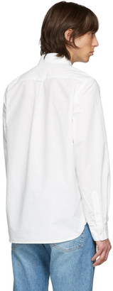 Beams White Poplin Shirt