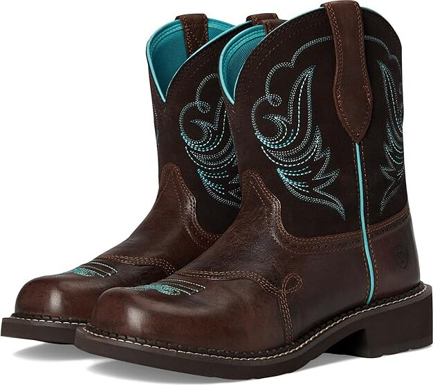 Ariat Fatbaby Heritage Dapper Cowboy Women's Boots Royal Chocolate/Fudge : 6.5 B - Medium, Leather/Suede