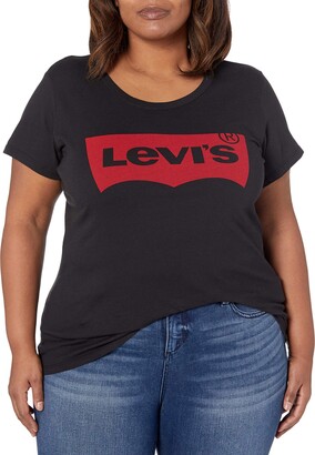 Levi's Women's Plus Size Batwing Logo Tee Shirt