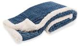 Thumbnail for your product : Tadpoles by Sleeping Partners Popcorn Plush Microfleece and Sherpa Blanket in Cream