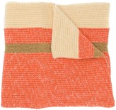 Thumbnail for your product : Cashmere In Love Oversized Striped Scarf