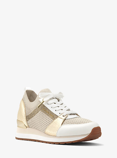 mk sneakers gold