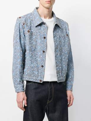 Telfar embroidered denim jacket