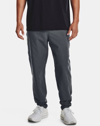 DryMove™ Tapered Tech Joggers with Zipper Pockets - Navy blue