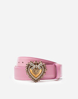 Thumbnail for your product : Dolce & Gabbana Luxury leather Devotion belt