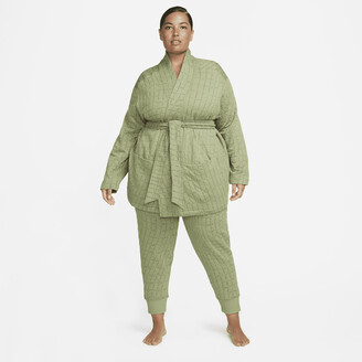 Nike Women's Yoga Therma-FIT Luxe Top (Plus Size) in Green - ShopStyle