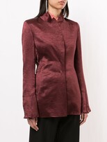 Thumbnail for your product : Ann Demeulemeester Crinkled Satin Jacket