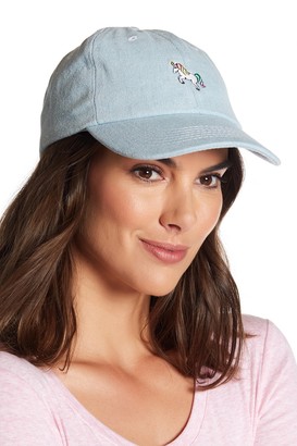 Natasha Accessories Unicorn Patch Baseball Hat