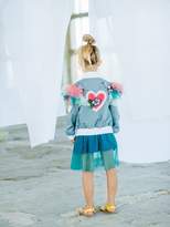 Thumbnail for your product : Paade Mode Cotton Bomber Jacket W/ Ruffles