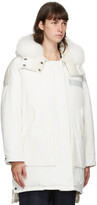 Thumbnail for your product : Army by Yves Salomon Yves Salomon - Army Reversible White Down Doudoune Coat