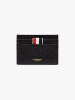 Thumbnail for your product : Thom Browne Black Classic Stripe Card Holder