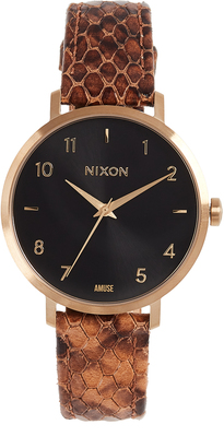 Nixon Arrow Leather Watch, 34mm
