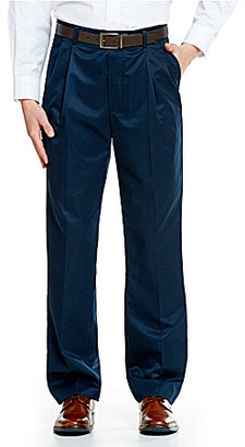 Roundtree & Yorke Gold Label Non-Iron Pleated 100 Percent Luxury Supima Cotton Innoflex Pants
