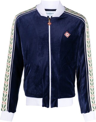 Navy Track Jacket | Shop The Largest Collection | ShopStyle