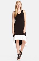 Thumbnail for your product : Karen Kane High/Low Contrast Hem Dress