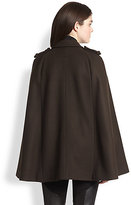 Thumbnail for your product : Givenchy Felted Wool Cape Coat