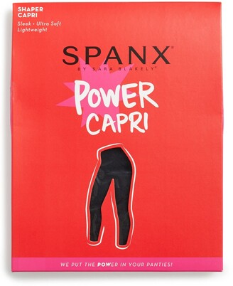 Spanx Power Capri Control Top Footless Pantyhose