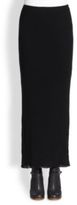 Thumbnail for your product : James Perse Cotton/Cashmere Knit Maxi Skirt