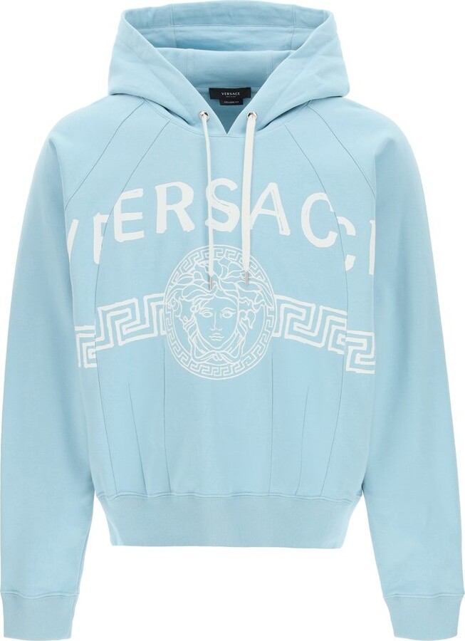 Versace Medusa Logo Hoodie ShopStyle