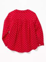 Thumbnail for your product : Old Navy Mandarin-Collar Pintuck Tunic for Toddler Girls