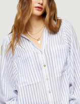 Thumbnail for your product : Topshop Casual stripe loose-fit cotton shirt